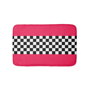 Tapete De Banheiro Cor-de-rosa claro e tabuleiro