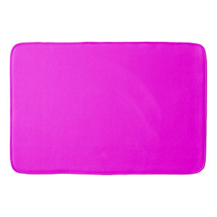 Tapete De Banheiro Cor Magenta Brilhante Sólida