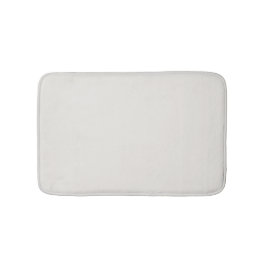 Tapete De Banheiro Cor Sólida Snowbound