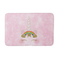 Coração Rosa Estrela Arco-íris Dourado Corno de Un