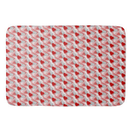 Tapete De Banheiro Corações Voadores Separados