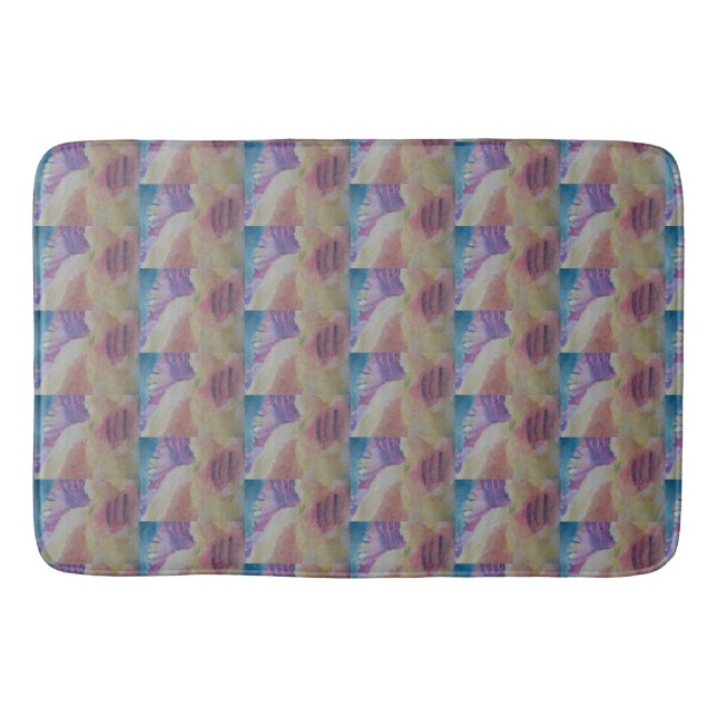Tapete De Banheiro Coral Reef Abstrato Art (Frente)