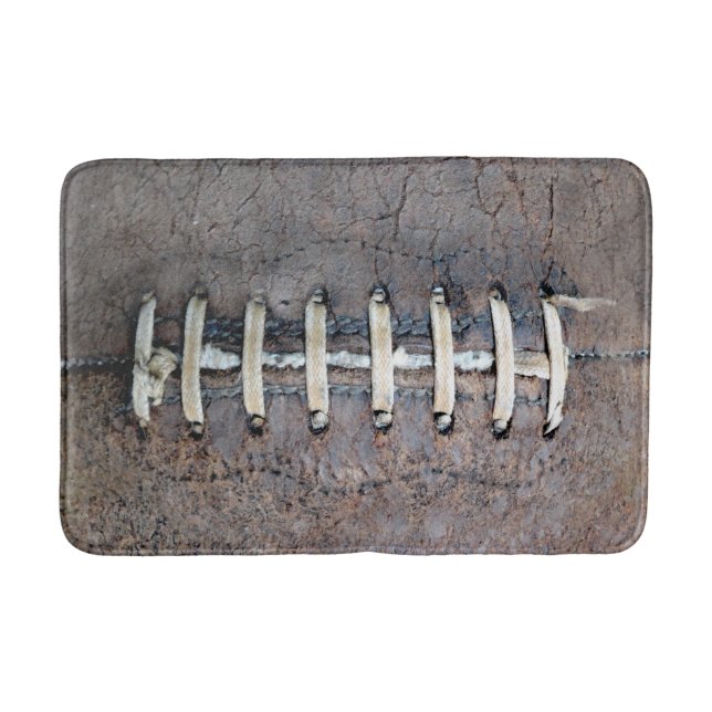 Tapete De Banheiro Cordas de futebol horizontais (Frente)