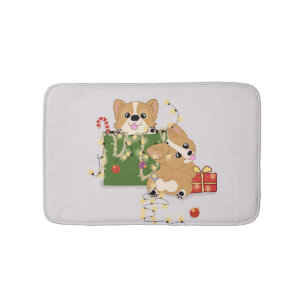 Tapete De Banheiro Corgis