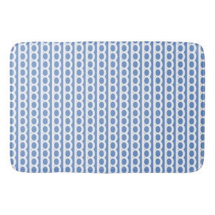 Tapete De Banheiro Cornflower Blue e white Modern Ondas de bolhas