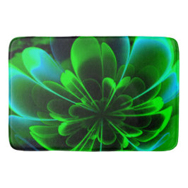 Tapete De Banheiro Corolla Fertilizada Verde Dobrou As Pétalas