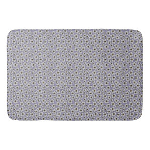 Tapete De Banheiro Cottagecore Flores Silvestres em Lavanda