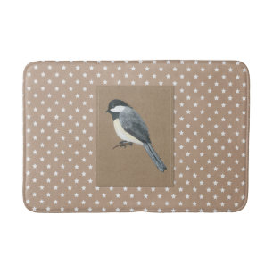 Tapete De Banheiro Country Chickadee Bath Mat