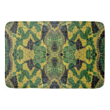 Couro de Dragão Crocodilo Jacaré Amarelo Verde