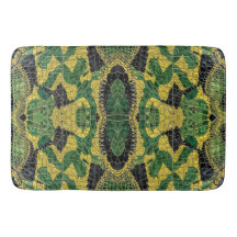 Couro de Dragão Crocodilo Jacaré Amarelo Verde