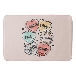 Tapete De Banheiro Cowboy Love - Western Hearts