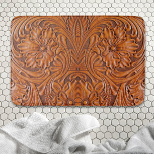 Tapete De Banheiro Cowboy Rustic Western Country com ferramentas de i