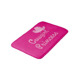 Tapete De Banheiro Cowgirl Princesa Pink Hat Mat