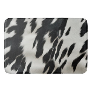 Tapete De Banheiro Cowhide da Fazenda Ocidental
