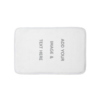 Tapete De Banheiro Create Your Own white