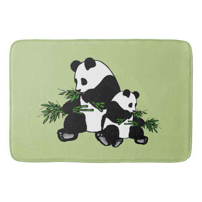Tapete De Banheiro Crescendo Panda (Frente)