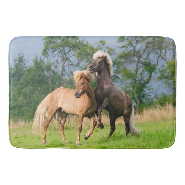 Tapete De Banheiro Criação e reprodução de cavalos da Islândia (Frente)