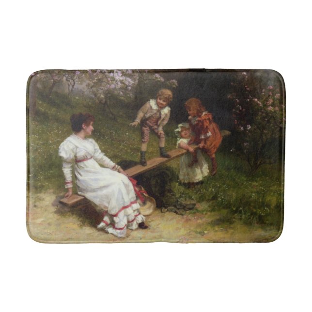Tapete De Banheiro Crianças em uma serra (por Frederick Morgan) (Frente)