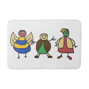 Tapete De Banheiro Crianças Personagens de desenho animados da famíli