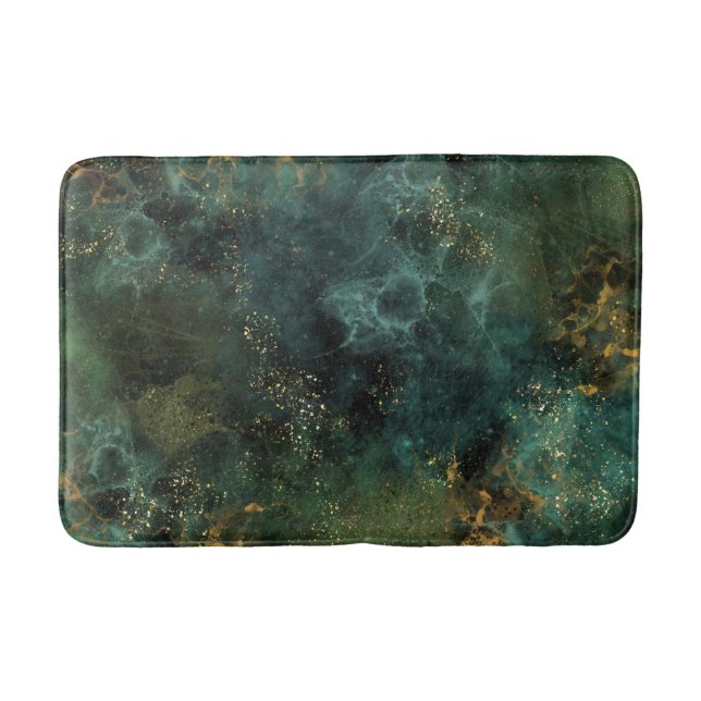 Tapete De Banheiro Criativo Verde Deep Emerald  (Frente)