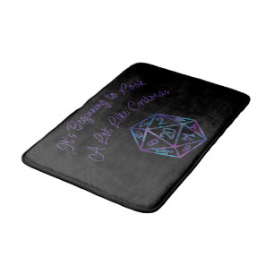 Tapete De Banheiro Critérios RPG Nebula Fantasy Tabletop Gamer Dice