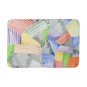 Tapete De Banheiro Crosshatch Quilt I