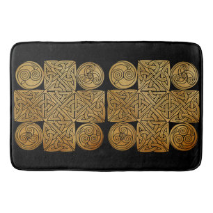 Tapete De Banheiro Cruz Céltica de Knotwork