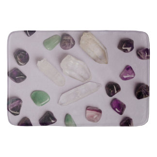 Tapete De Banheiro Crystals Gems Energy Vibes Design Bath Mat