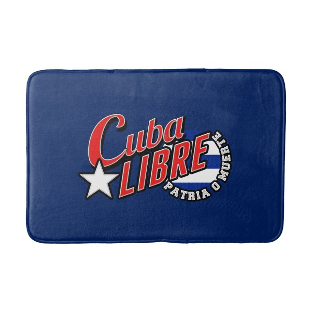Tapete De Banheiro Cuba Libre Motto (Frente)