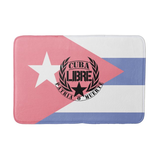 Tapete De Banheiro Cuba Libre Motto Laurels (Frente)
