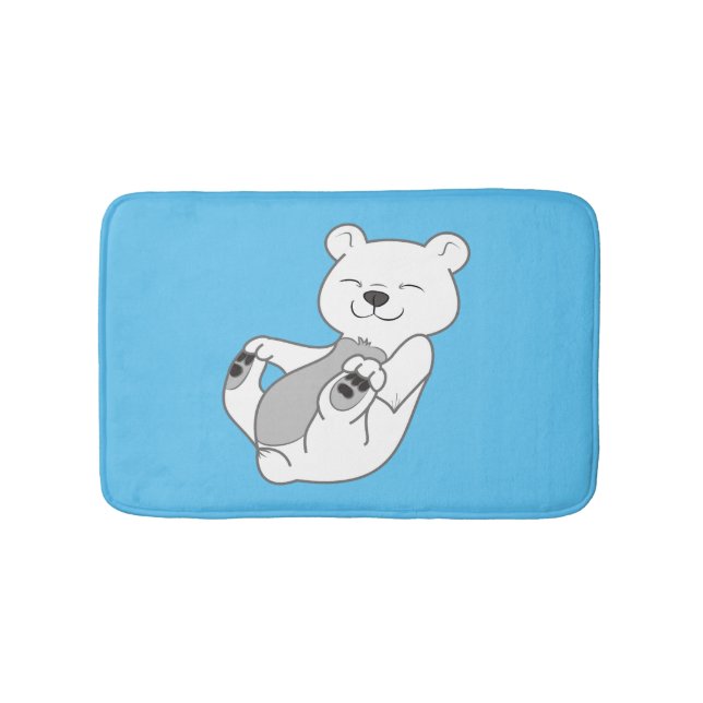 Tapete De Banheiro Cubo do Urso Polar (frente)