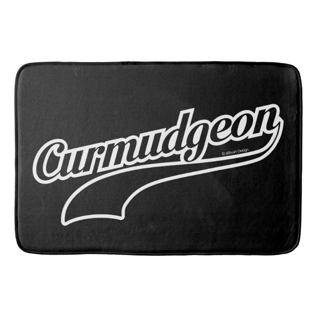 Tapete De Banheiro Curmudgeon Bath Mat (Frente)