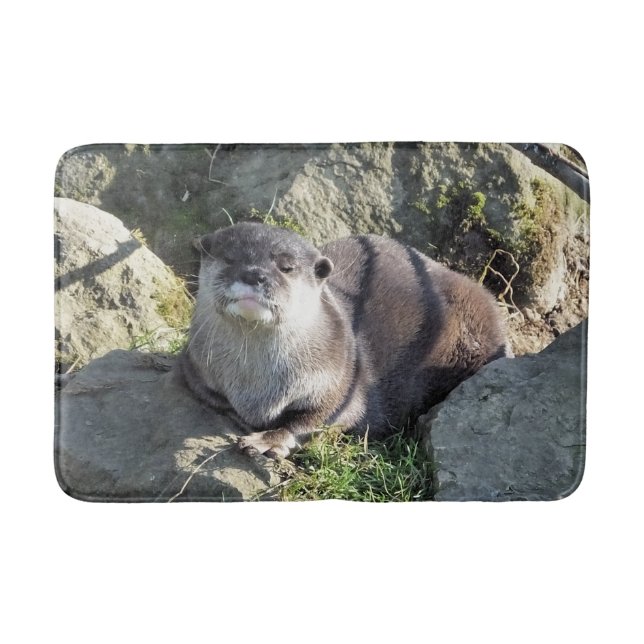 TAPETE DE BANHEIRO CUTE ASIAN OTTER (Frente)