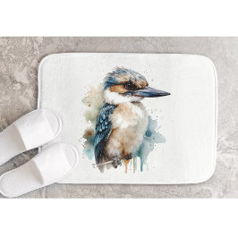 Tapete De Banheiro Cute Kookaburra em uma filial, personalizado