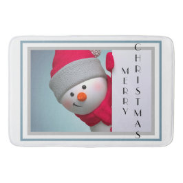 Tapete De Banheiro Cute Snowman