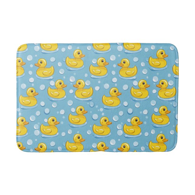 Tapete De Banheiro Cute Yello - Patos de borracha (Frente)