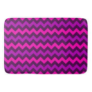 Tapete De Banheiro Cuz-roxa-rosa Chevrons Grandes Bath Mat