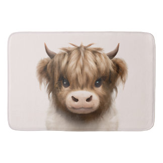 Tapete De Banheiro Cuzal Highlands Scottish Cow