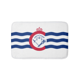Tapete de Banheiro da Bandeira de Cincinnati, Ohio