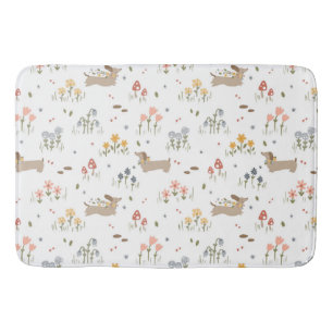 Tapete De Banheiro Dachshund Lover Weiner Cão Enchido Cão Cão Selvage