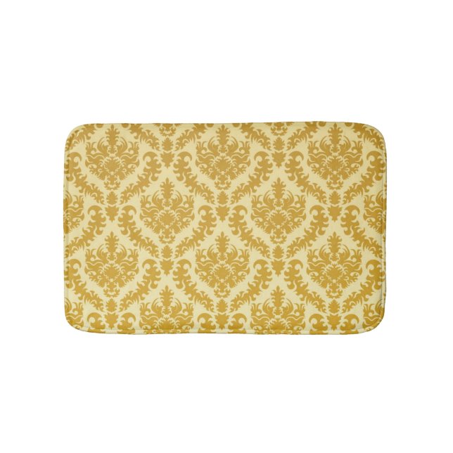 Tapete De Banheiro Damasco Dourado (frente)