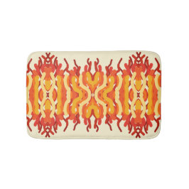 Tapete De Banheiro Dançando Sunburst Pop de Abstrato de Arte Colorida