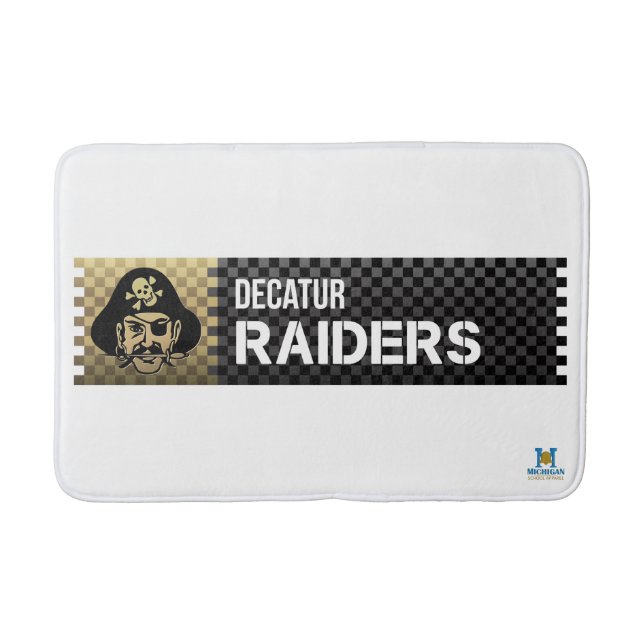 Tapete De Banheiro Decatur Raiders #2 (Frente)