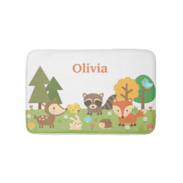 Tapete De Banheiro Decoração de quarto infantil com animais da flores
