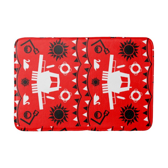 Tapete De Banheiro Decoração e Presentes para Narrowboat (Frente)