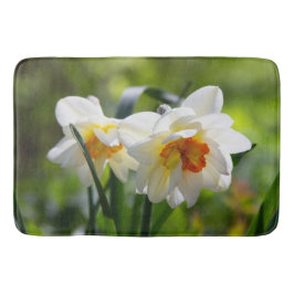 Tapete De Banheiro Delicados narcisos fofos da primavera   