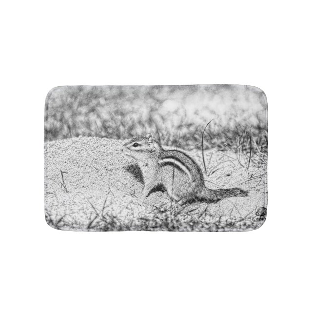 Tapete De Banheiro Desenho do Chipmunk (frente)
