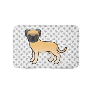 Tapete De Banheiro Desenho e patas de desenho animado