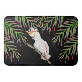 Tapete De Banheiro Desenho em aquarela de um papagaio-católico