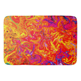Tapete De Banheiro Design abstrato das cores da mandioca